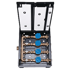 低層集合住宅用 複式メータボックス クワトロ